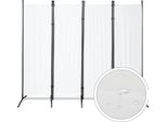 Tolletour Paravento Divisorio Per Balconi Scelta Multipla Parete Divisoria Per Esterni Schermo Privacy 4 Pezzi Beige