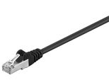 Goobay 95618 Cavo Patch Cat 5E, F/Utp, Nero, 25 M - Miscela Di Rame Cca
