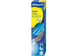 Pelikan P457 M Stilografica Twist Blu Smerigliato(S)