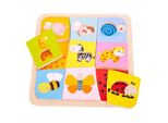 Bigjigs Toys Puzzle Di Legno 9 Animali