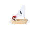Janod J04712 Schizzo D'acqua "Pirata Con Barca In Legno"" Nave Pirata In Legno"