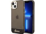 Guess Guhcp14Mhgcok Custodia Rigida Per Iphone 14 Plus / 15 Plus 6.7 Nero/Nero Traslucido