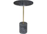 Beistelltisch "Ilian"" Marmor Und Metall - Grau - Atmosphera Interior Designer"