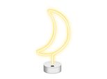 Forever Light Neon Led Moon Stand Bianco NNE06 Luci Notturne Neolia