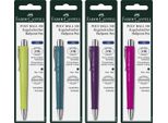 5X Faber-Castell 241195 Poly Ball Xb Biro - Indelebile, Assortito, In Blister