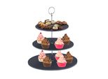 Relaxdays Etagere In Ardesia A 3 Livelli