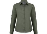 Craghoppers - Camicia "Expert Kiwi"" Da Donna A Maniche Lunghe CG1759 (36 De) (Verde Cedro Scuro)"