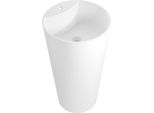 Mexen Onyx-02 Lavabo Autoportante In Conglomerato 45 X 45 Cm, Bianco Opaco - 26544500