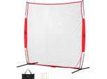 Vevor Rete Di Protezione, 283 X 107 X 212 Cm, Rete Di Protezione Per Sport Con La Palla, Attrezzatura Portatile Per Esercitazioni Con Borsa Di Trasporto, Schermo Protettivo Per Allenamenti Di Baseball, Softball, Lacrosse, Calcio, Hockey