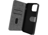 Custodia In Pelle Finta Con Funzione Stand Per Apple Iphone 14 Pro Max - Grigio Scuro