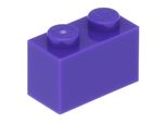 Lego® 10 Pezzi 3004 Mattoncini 1X2 Parte Basic 10 Viola Scuro