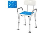 Jopassy Sgabello Da Doccia Sedia Da Bagno Regolabile In Altezza - Sedia Da Doccia Per Anziani Donne In Gravidanza Per La Doccia, Persone
