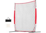 Succebuy 7X7 Ft Rete Backstop, Rete Barriera Sportiva, Dispositivo Di Allenamento Portatile Con Borsa Per Il Trasporto, Schermo Protettivo Per Baseball, Softball, Calcio, Hockey, Lacrosse, Adatto Per L'uso In Giardino