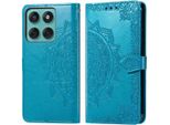 Motorola Edge 60 Fusion Sleeve - Pelle Finta - Flip Cover Imoshion - Turchese