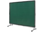 Succebuy Schermo Di Protezione Per Saldatura Con Telaio, Tenda In Vinile Ignifugo 6' X 8', Protezione Mobile Per Saldatura Con 4 Ruote Girevoli (2 Bloccabili), Professionale