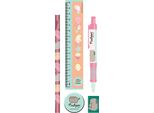 Pusheen - Set Di Cancelleria, Botanico PM4836 (Taglia Unica) (Rosa/Blu)