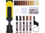 Kit Di Riparazione Per Pavimenti In Laminato E Legno - 11 Colori Per Riparare Graffi, Crepe E Macchie Su Parquet, Vinile, Mobili, Porte E Tavoli