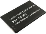 Avizar, Batteria Di Ricambio Per Gigaset GS100 3,85 V 3000Mah Li-Ion, Nero