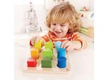 Gioco Di Ordinamento In Legno Hape Smistatore Di Colori E Forme Giocattolo Educativo A Partire Da 18 Mesi