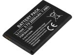 Avizar, Batteria Di Ricambio Doro 8031 3,7 V 2000 Mah Li-Ion, Nero