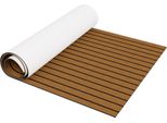 Va-Cerulean Pavimento Per Barca Eva Schiuma Pavimento Barca 240X45Cm Tappetino Autoadesivo Ponte Nave Tappetino Antiscivolo Teak Imitazione Barca Tappeto Marino Per Yacht, Barche A Motore, Piscine (Marrone)