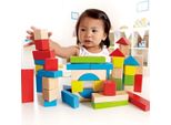 Set Di Blocchi Da Costruzione In Legno Hape - 50 Pezzi - Giocattolo Educativo Per Bambini