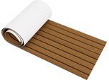 Va-Cerulean Pavimento Per Barca Eva Schiuma Per Barca 240X90Cm Tappetino Autoadesivo Per Ponte Nave Tappetino Antiscivolo Per Barca Imitazione Teak Tappeto Marino Per Yacht, Barche A Motore, Piscine (Marrone)