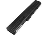 Avizar, Batteria Di Ricambio Per Asus K42 K53 A32-K52 Li-Ion 11.1V 5200Mah, Nero