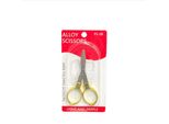 Inf Mini Forbici Pieghevoli In Acciaio Inox Con Manico In Lega Di Zinco Oro