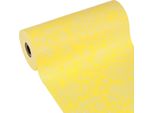 Carta Polsino Giallo Bianco Estate Decorazione Artigianale 25Cm X 100M