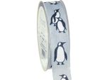 Nastro Regalo Pinguino Natale Nastro In Tessuto 25Mm 15M Nastro Decorativo