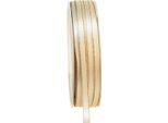 Nastro Doppio Di Raso Per Gioielli Crema Oro 6 Mm 50 M Decorazione Nastro Regalo