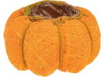 Vaso Per Piante Di Zucca In Sisal Per Decorazione Autunnale Ø15Cm H9Cm