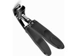 Inf Tagliaunghie Autobloccante Curvo Nero: Acciaio Inox, 10Cm, Set Da 1 Pezzo