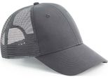 Beechfield B75R | Urbanwear Riciclato 6 Pannelli Snapback Trucker Poliestere - Colore: Grigio Grafite - Taglia: Unica