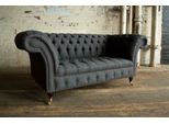 Divano Chesterfield In Tessuto A 2 Posti Divano Imbottito Divani Di Design Divani In Tessuto