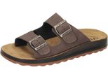 Fly Flot Mulo Da Uomo Due Cinghie Fibbia Sottopiede In Pelle Morbida, Dimensione:45 Eu, Colore:Multicolore