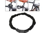 Fiqops Serratura Per Bicicletta Serratura Blindata Catena D'acciaio Serratura A Combinazione Per Moto 90Cm