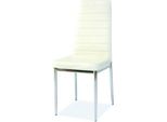 Set Di 6 Sedie Da Pranzo Per Cucina H-261 Bianco