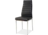 Set Di 6 Sedie Da Pranzo Per Cucina H-261 Nero