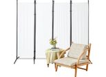 Jopassy Schermo Divisorio Per Ambienti Esterni Giardino Divisore A Muro Spagnolo Divisore Per Ambienti 4 Pezzi Beige