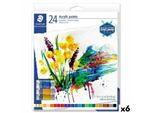 1X Staedtler 8500 C24 Tubi Di Colori Acrilici 24 Pz
