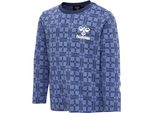 Hummel Hmlcheck T-SHIRT L/S - Blue Horizon - 62