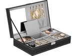 Scatola Per Orologi Organizzatore Per Orologi 33 X 20 X 9 Cm Scatola Per Gioielli Scatola In Pelle Finta Per 8 Orologi Scatola Per Orologi