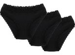 Wol-Bar Soft Lovely Confezione Da 3 Pezzi Nero S Kalhotky