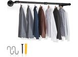 Jiubiaz 90Cm Appendiabiti Appendiabiti A Binario Appendiabiti Fino A 65 Kg Di Capacità Di Carico