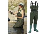 Jiubiaz Waders - Taglia 44 Fladen Pantaloni Da Pesca Pantaloni Da Pesca Waders Stivali Da Pesca Pvc Nylon Gomma Pantaloni Con Ami