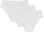 Wol-Bar Eco-Ga Confezione Da 3 Pezzi Bianco L Kalhotky