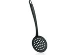 Metaltex Dyna Nylon Cucchiaio Scanalato In Nylon Nero Nero Taglia Unica