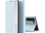 Custodia Per Samsung Galaxy S23+ Custodia Magnetica In Finto Cuoio Con Funzione Stand Blu